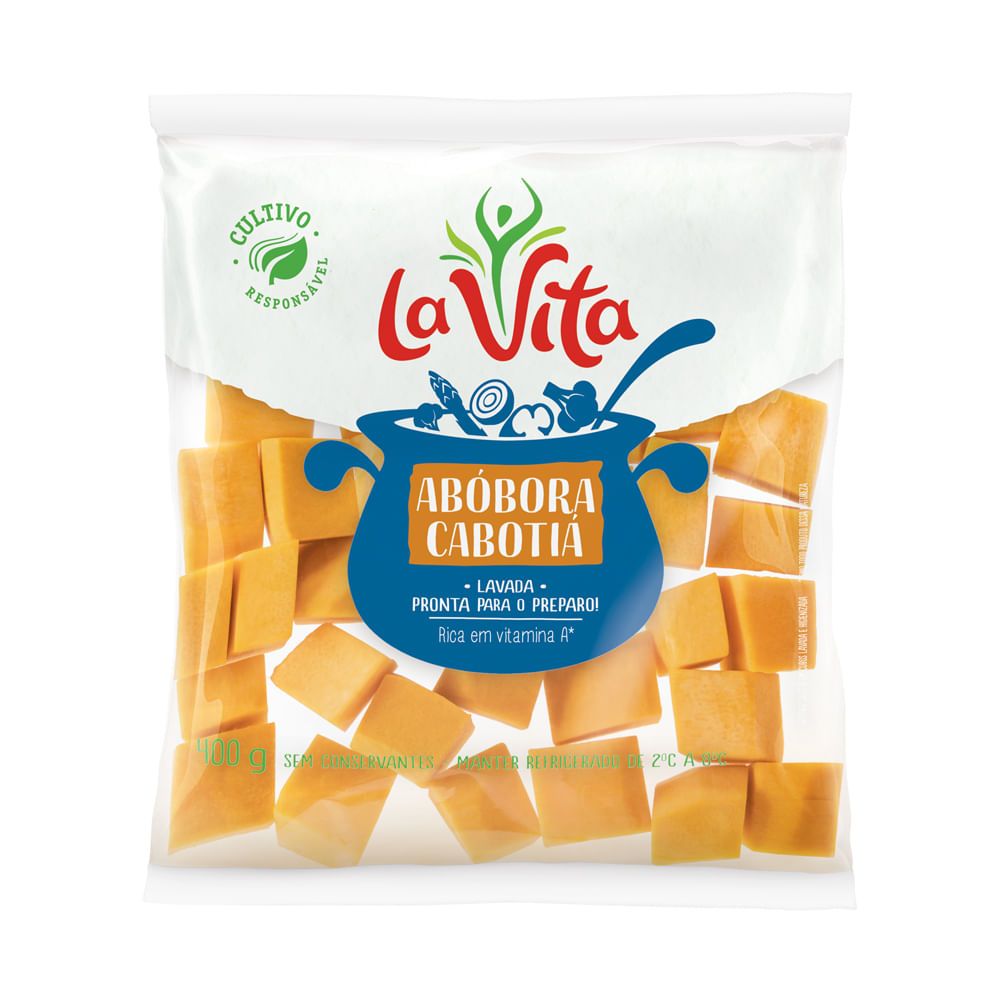 Abóbora Cabotiá La Vita 400g