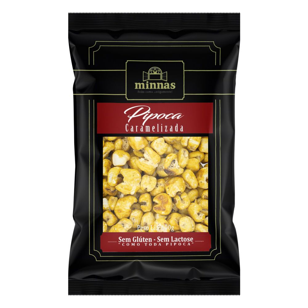 Pipoca Caramelizada Minnas 100g
