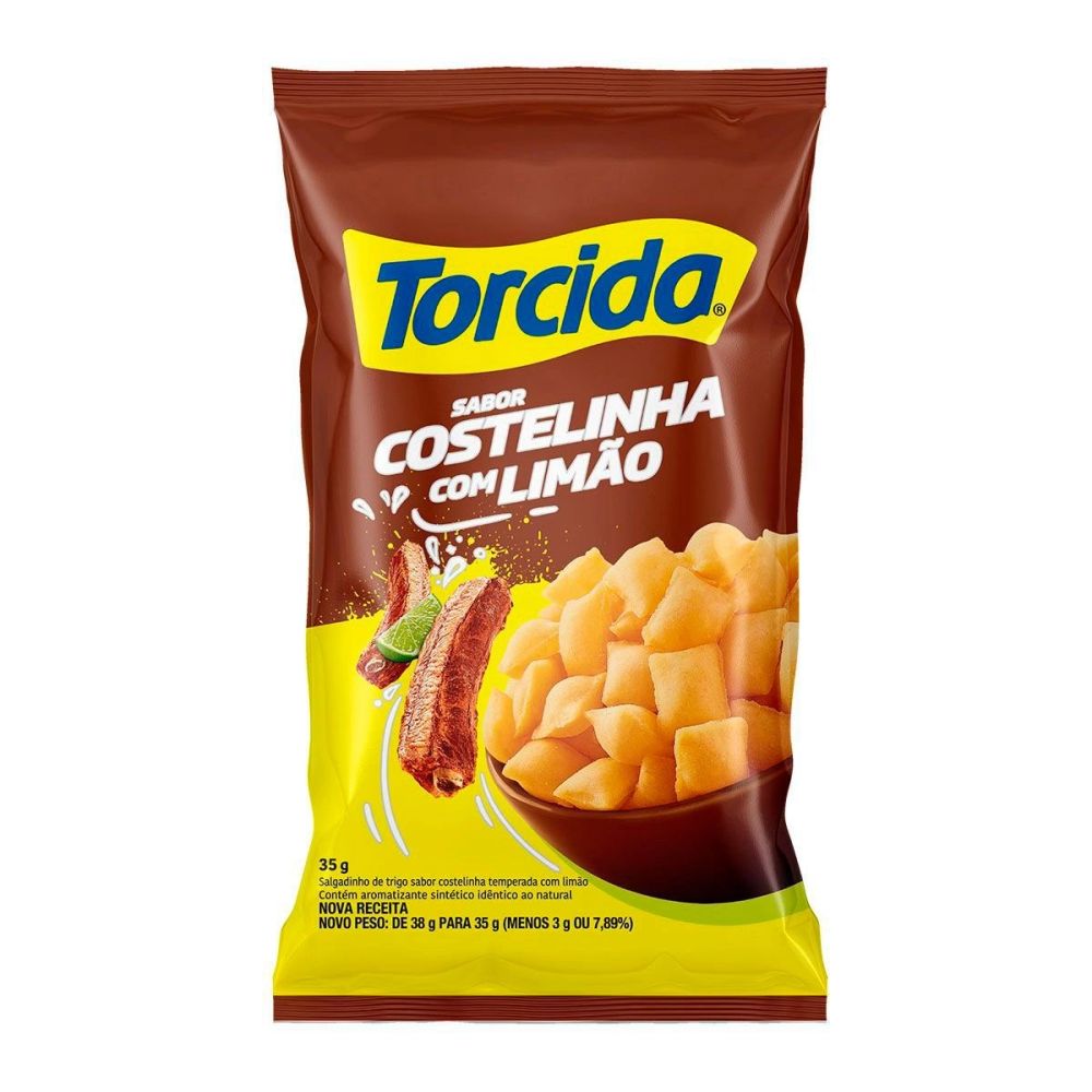Salgadinho Sabor Costelinha com Limão Torcida 35g