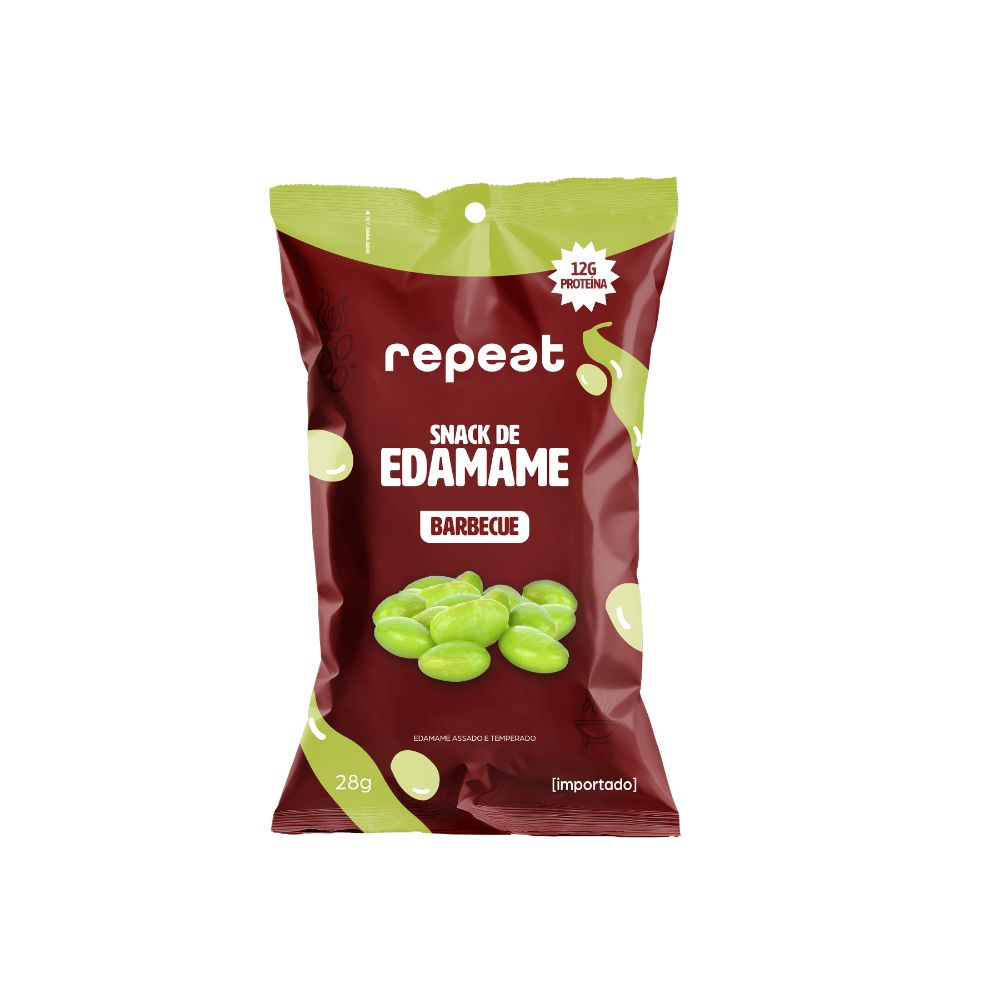 Snack de Edamame Barbecue Repeat 28g