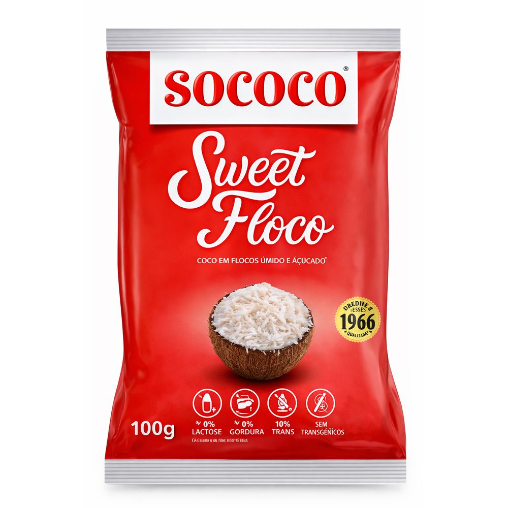 Coco Flocos Sweet Sococo 100g