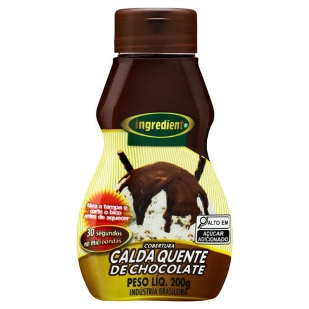 Cobertura Calda Quente de Chocolate Ingredient 200g