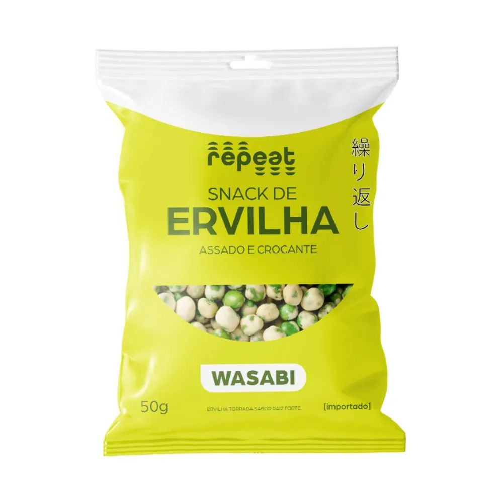 Snack de Ervilha Wasabi Repeat 50g
