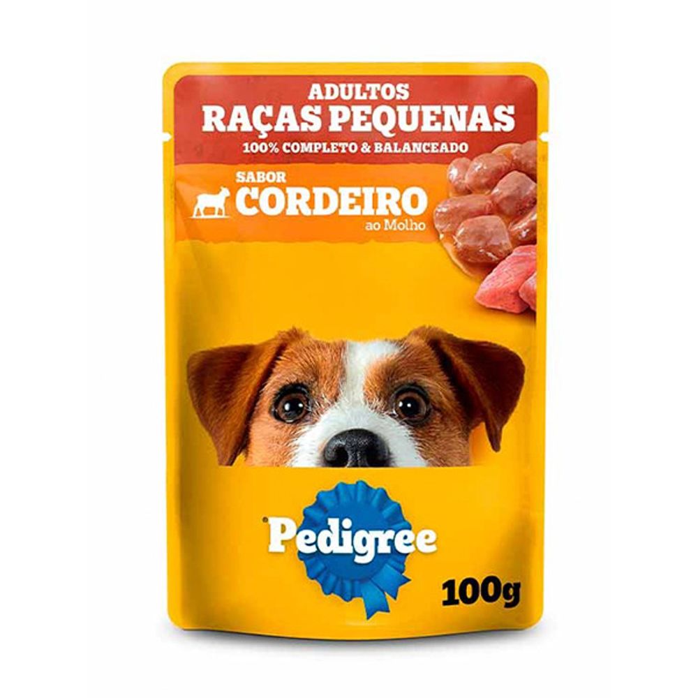 Ração Sabor Cordeiro ao Molho Pedigee 100g