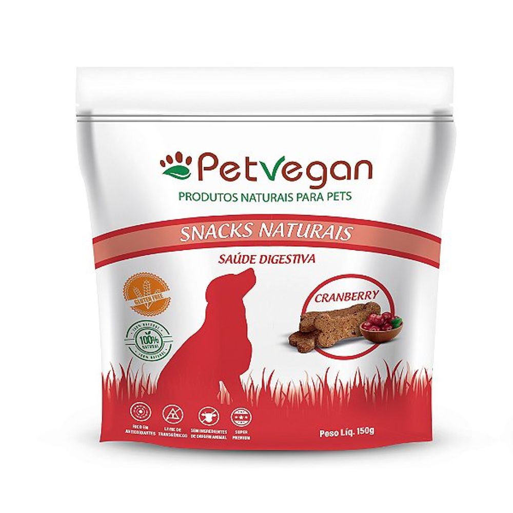 Snacks de Cranberry Petvegan 150g