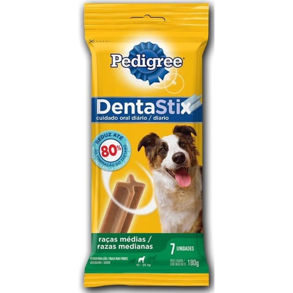 Sticks Dentastix Raças Médias Pedigree 180g
