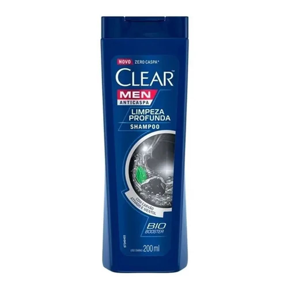 Shampoo Anticaspa Limpeza Profunda Clear Men 200ml