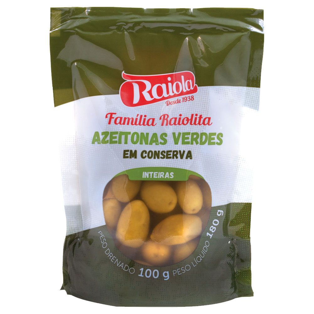 Azeitona Verde Raiola 100g