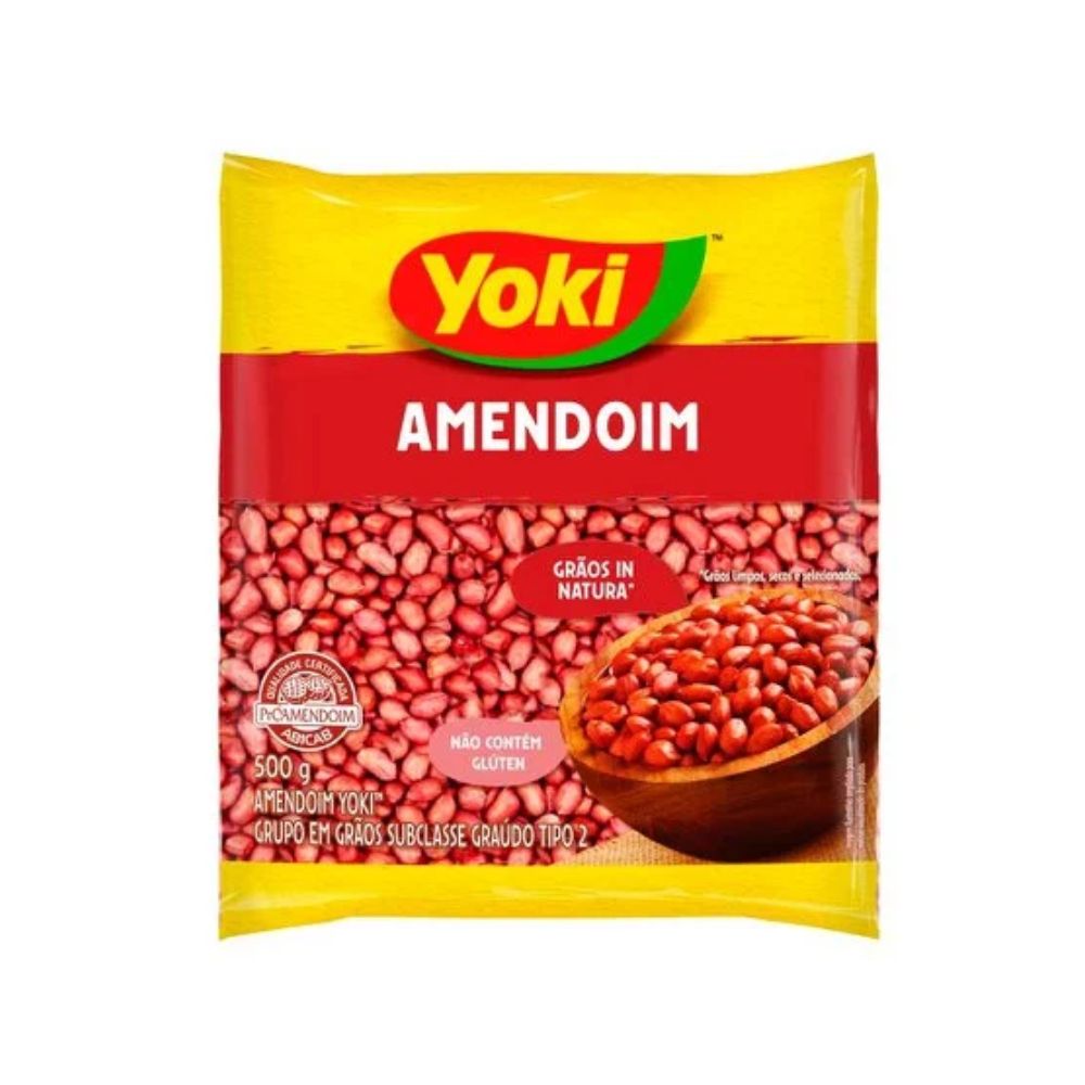 Amendoim Sem Casca Yoki 500g