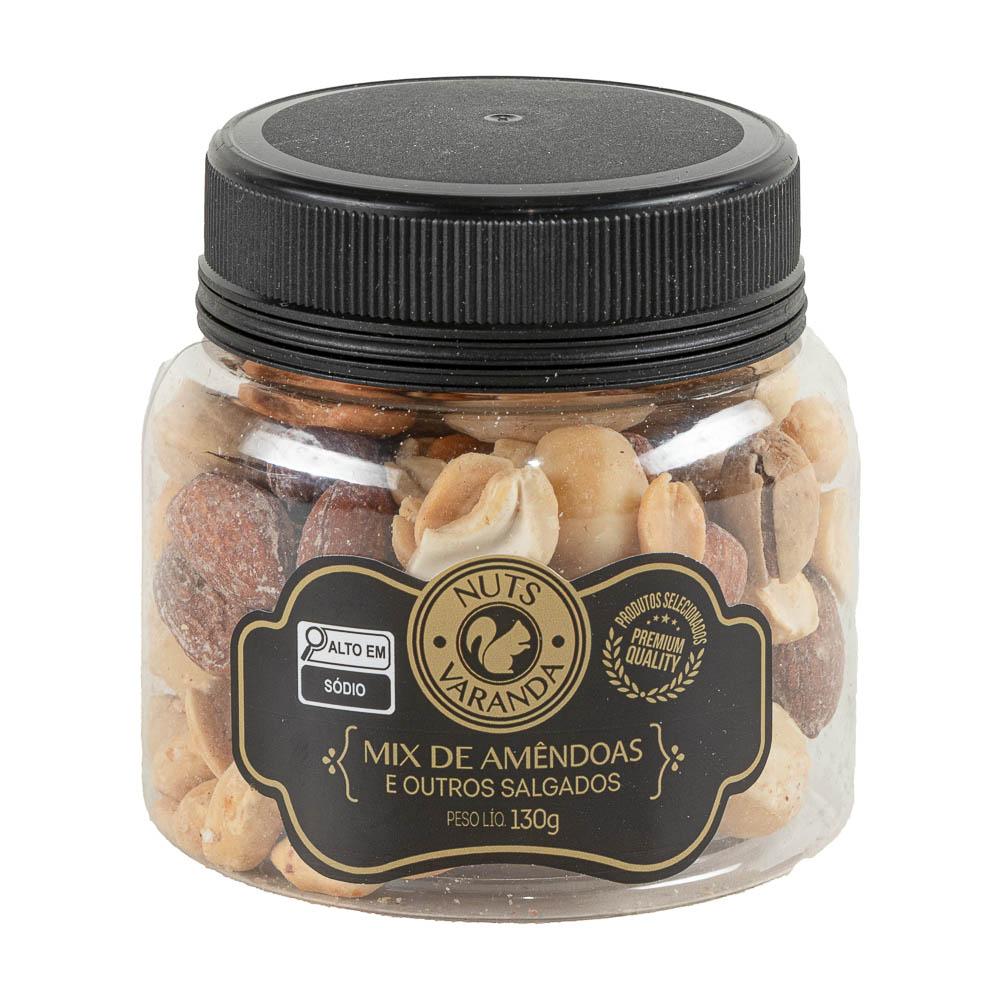 Mix Amêndoas Salgada Alibec 130g