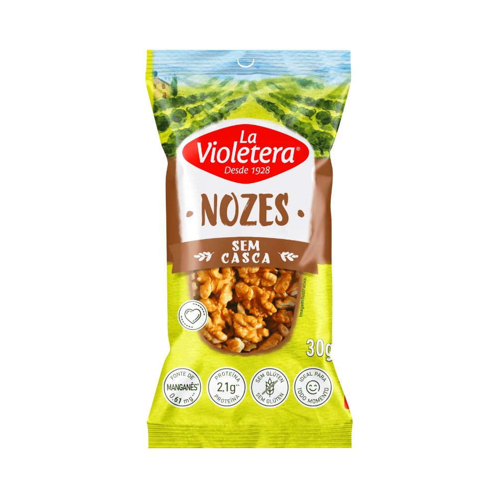 Nozes Sem Casca La Violetera 30g