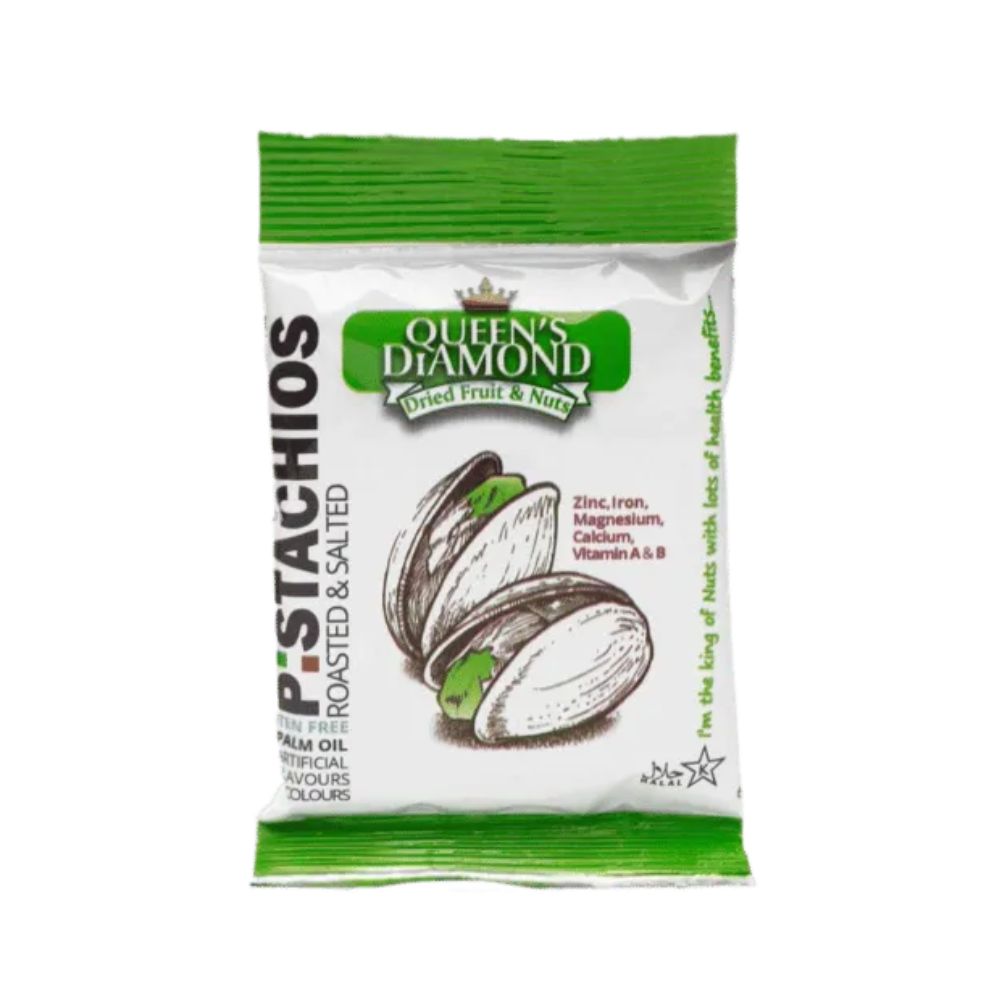Pistache com Casca Torrado e Salgado Queen's Diamond 100g