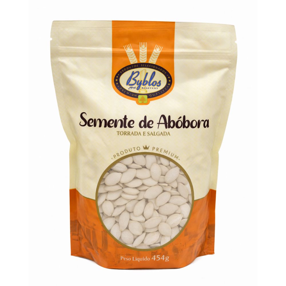 Semente de Abóbora Torrada e Salgada Byblos 454g