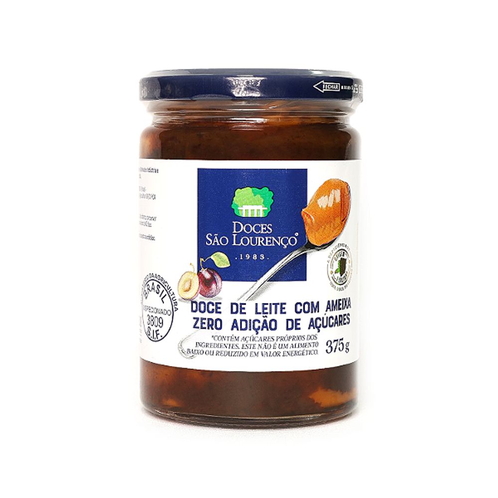 Doce de Leite com Ameixa Diet São Lourenço 375g