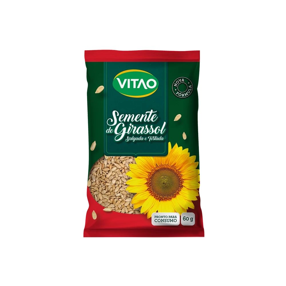 Semente de Girassol Vitao 60g