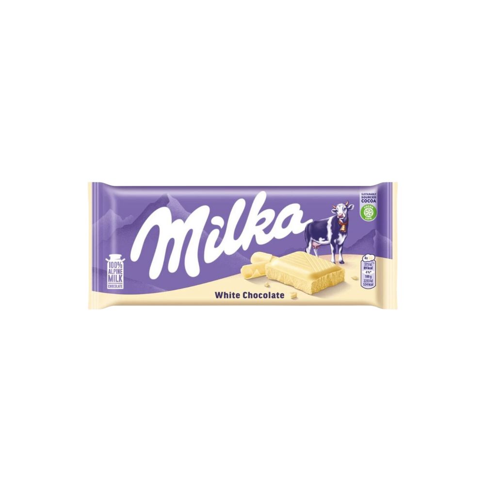 Chocolate White Milka 100g
