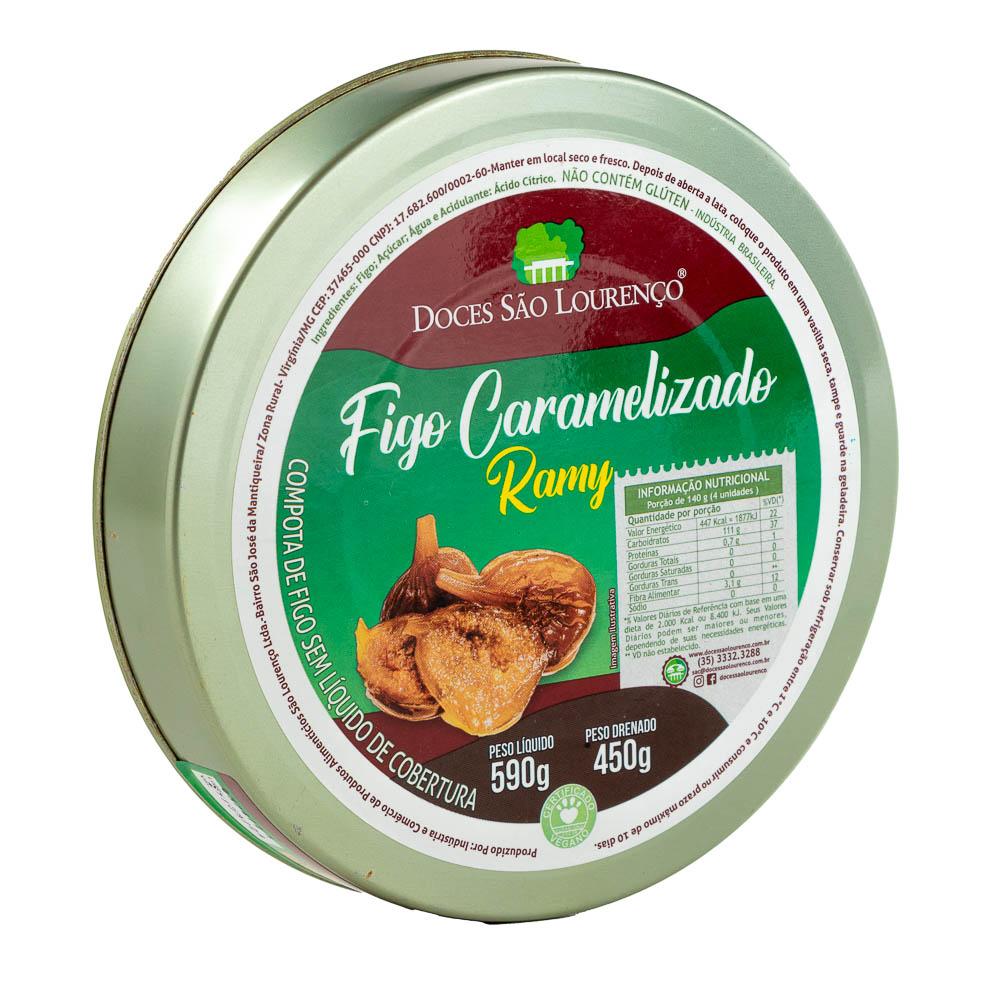 Figo Caramelizado Ramy Doces São Lourenço 450g