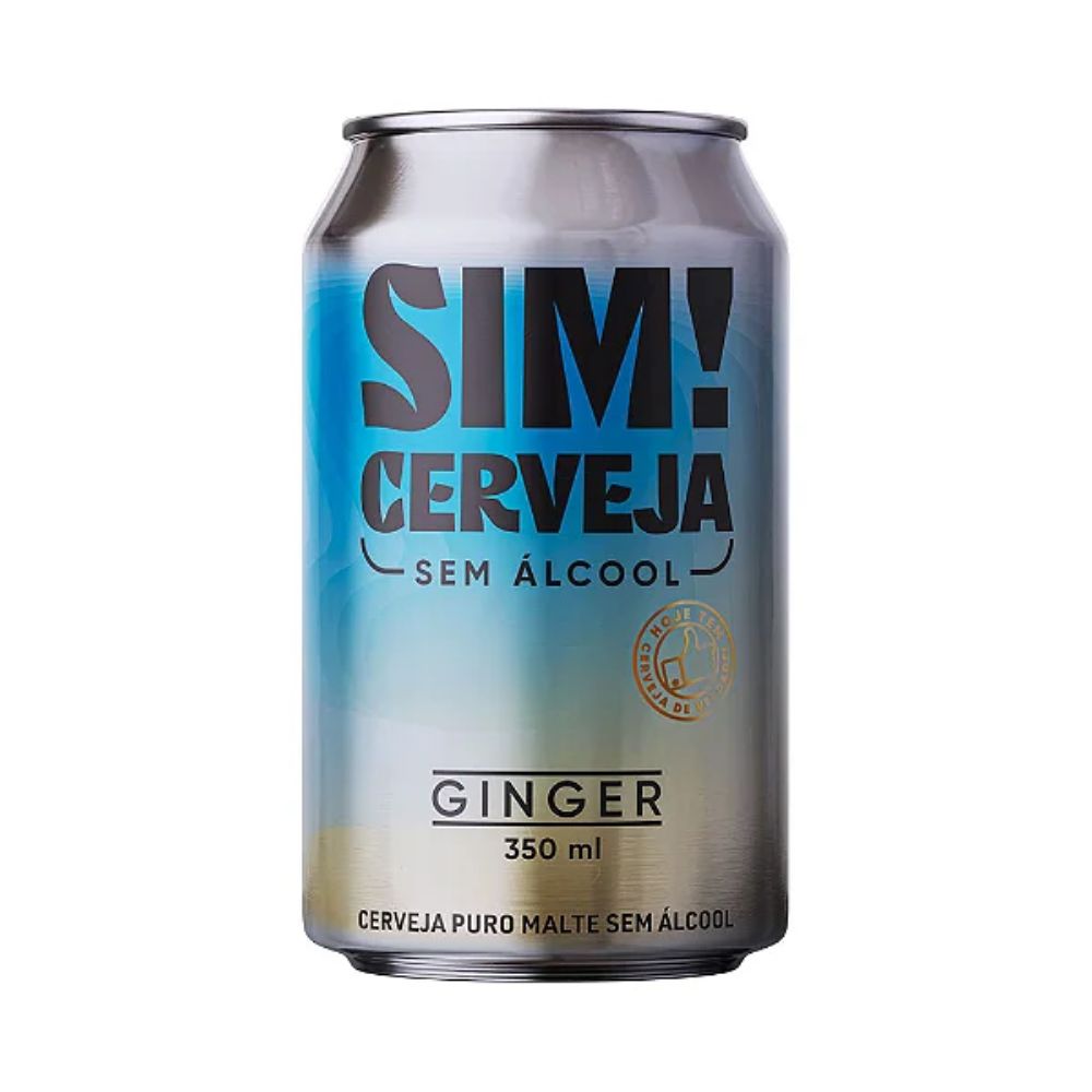 Cerveja Sem Alcool Ginger Sim! 350ml