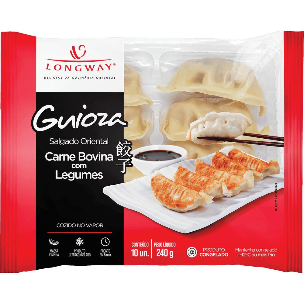 Guioza de Carne Bovina Long Way 240g