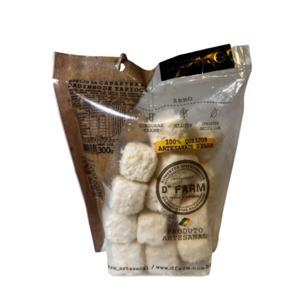 Dadinho de Tapioca com Queijo Canastra D`farm 300g