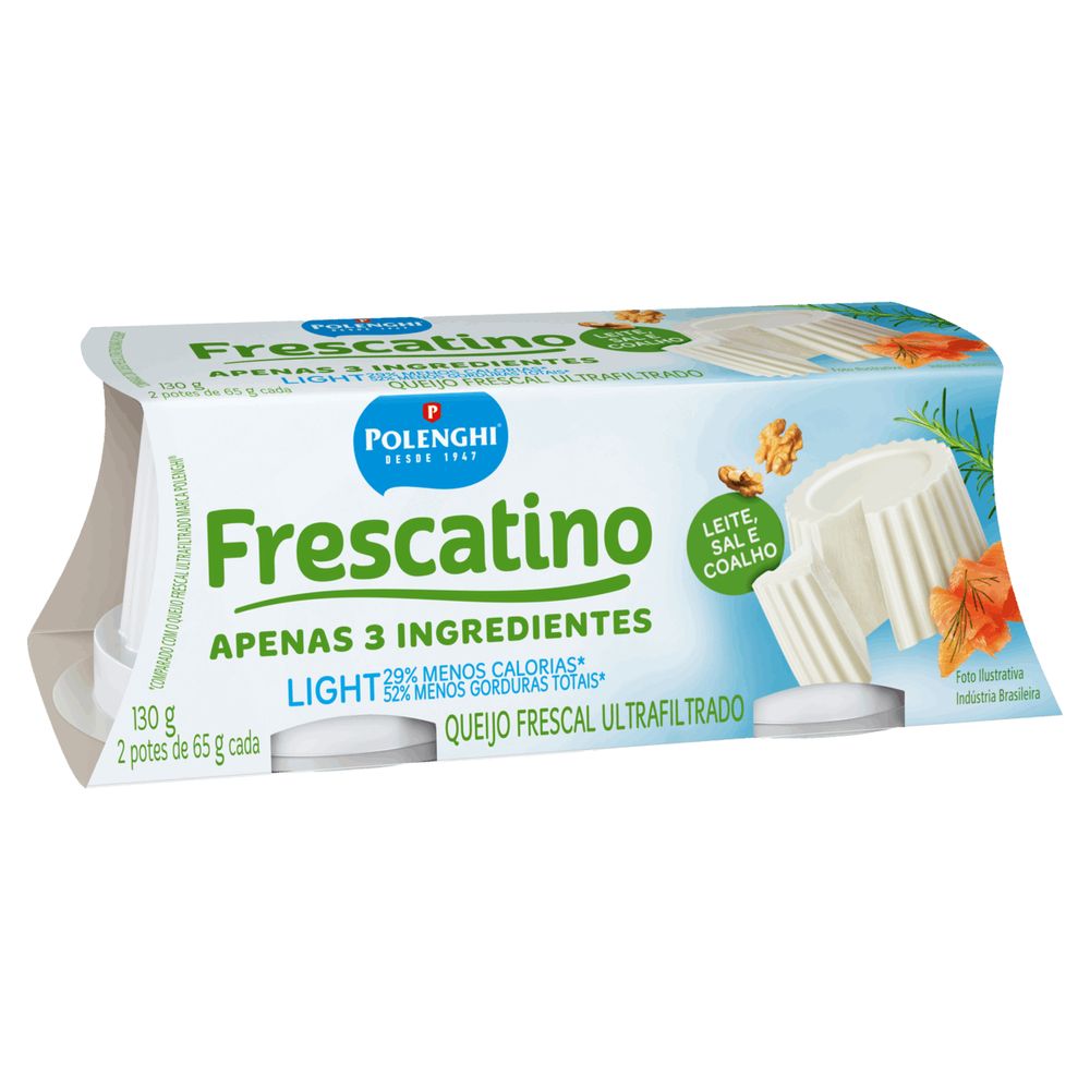Queijo Mini Light Frescatino Polenghi 130g