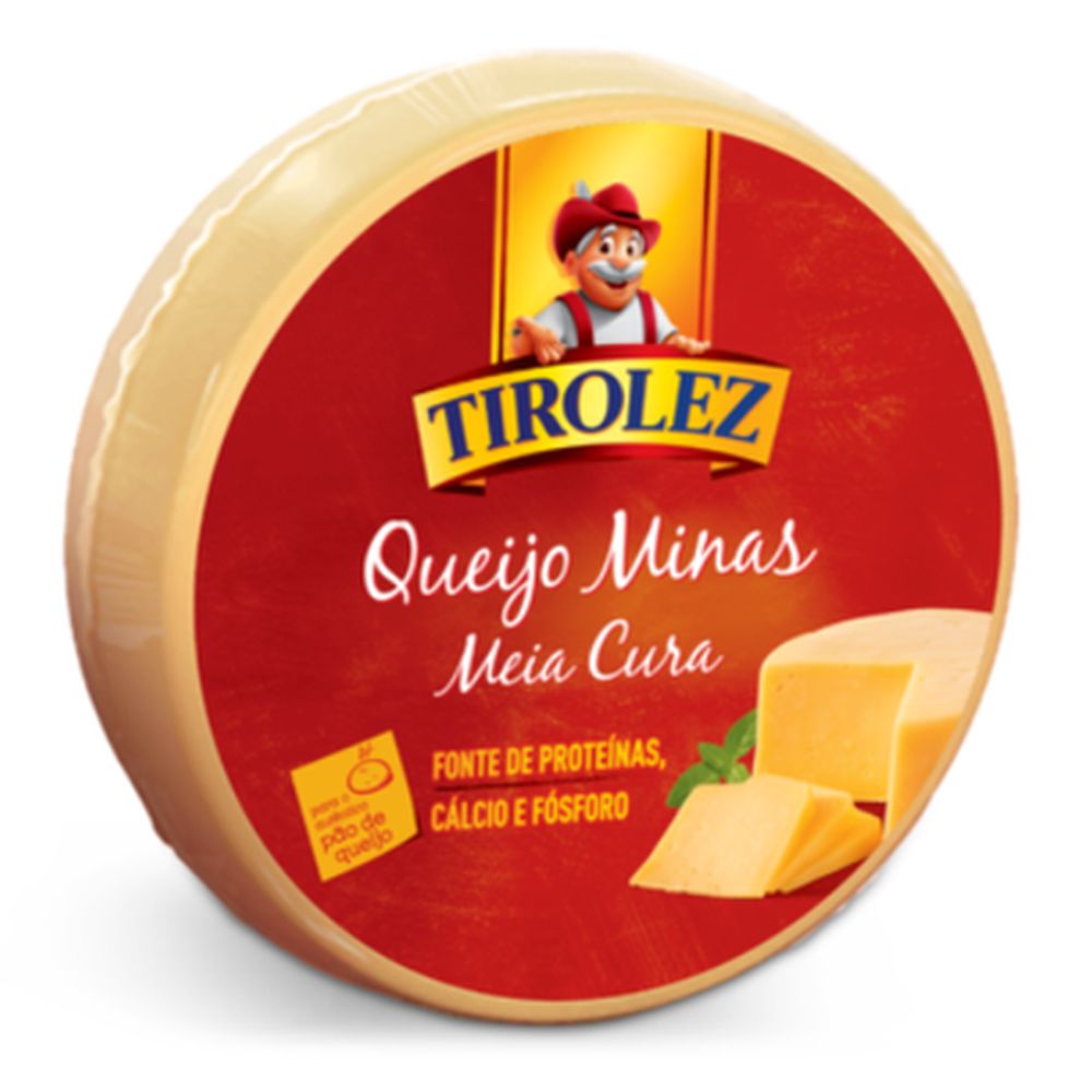 Queijo Minas Meia Cura Tirolez kg