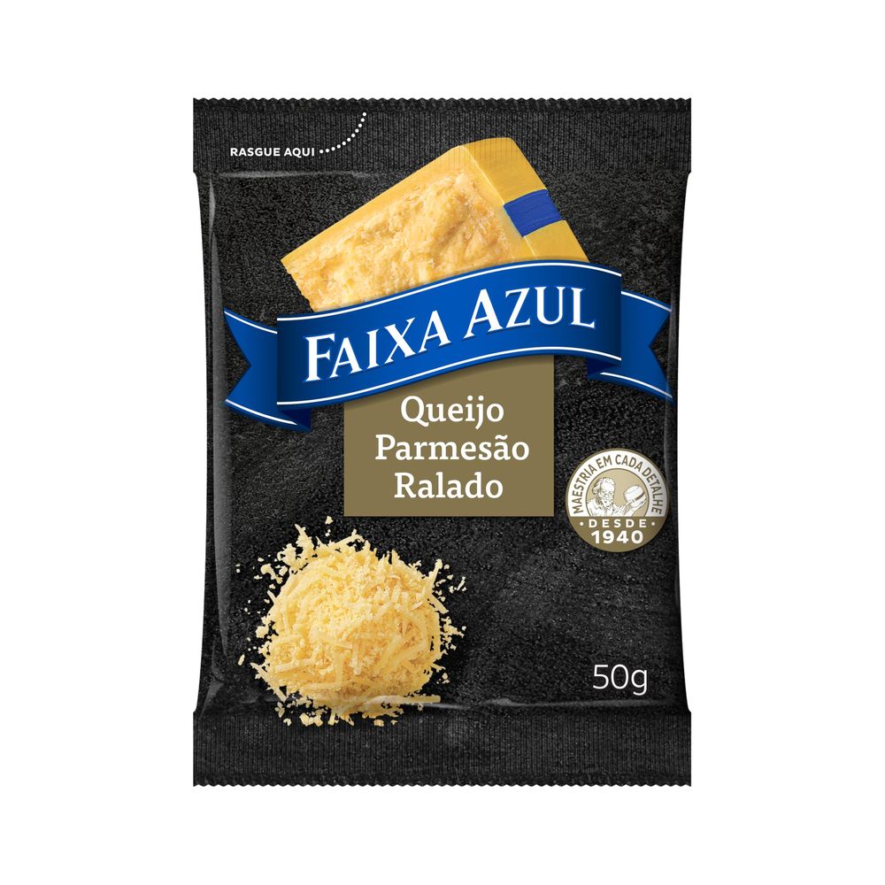 Queijo Parmesão Ralado Faixa Azul 50g