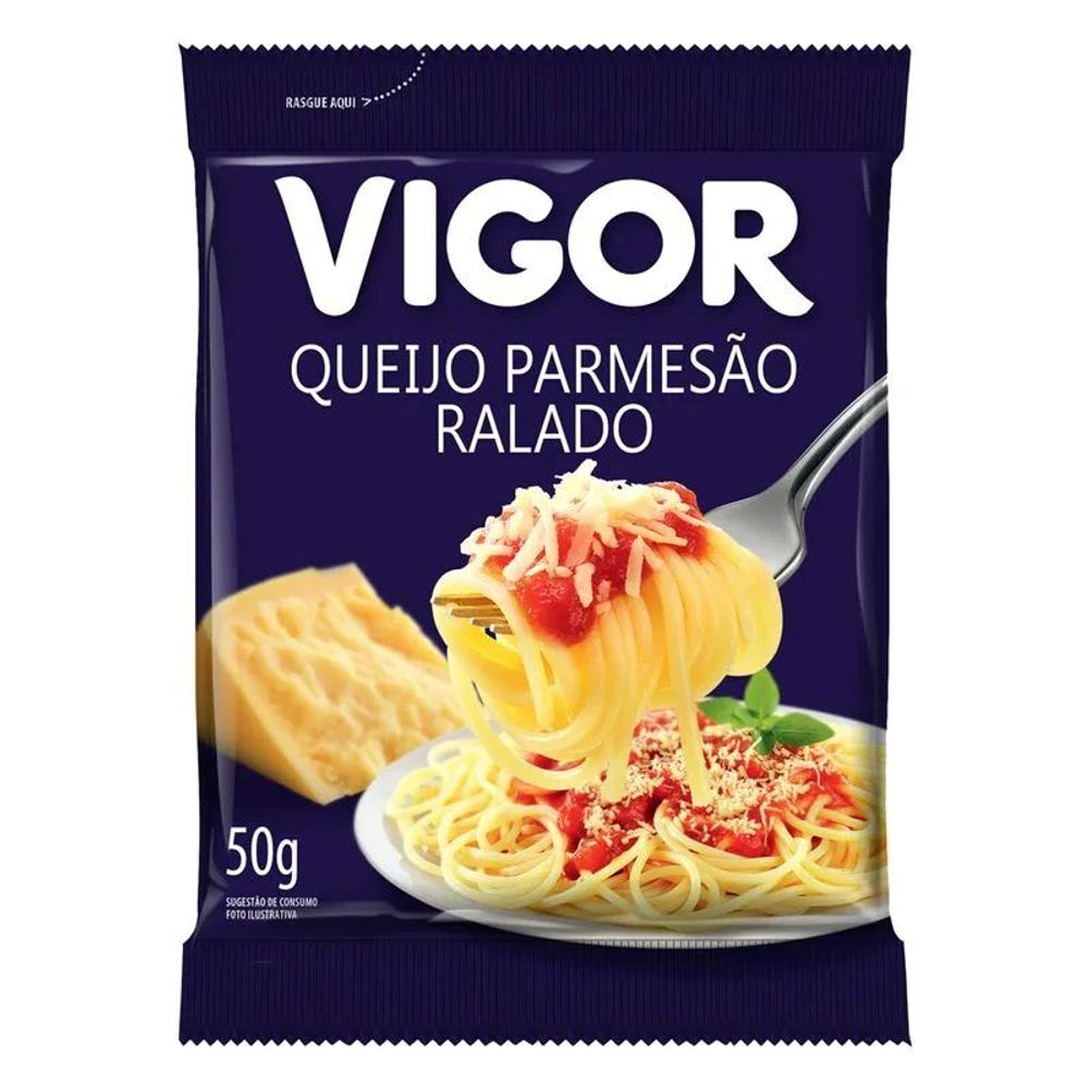 Queijo Parmesão Ralado Vigor 50g