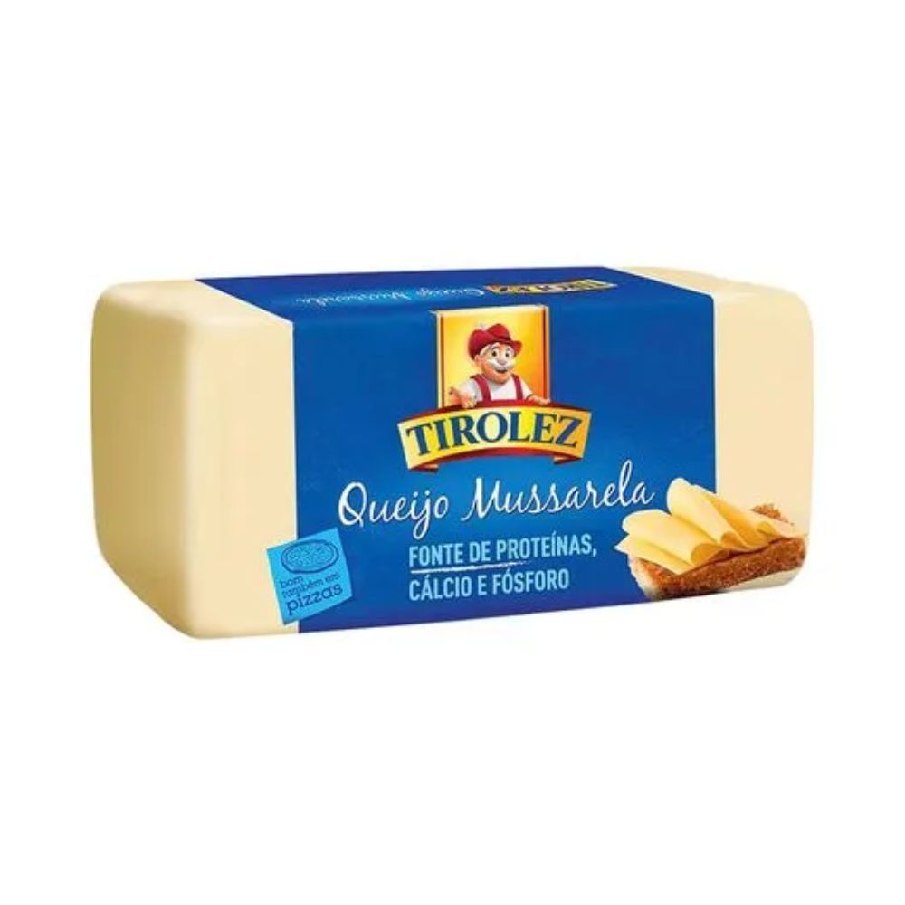 Queijo Mussarela Tradicional para Fatiar Tirolez kg