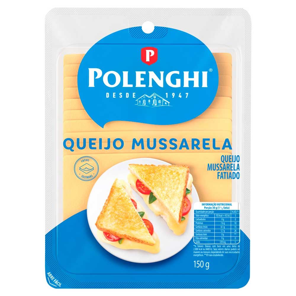 Queijo Mussarella Fatiado Polenghi 150g