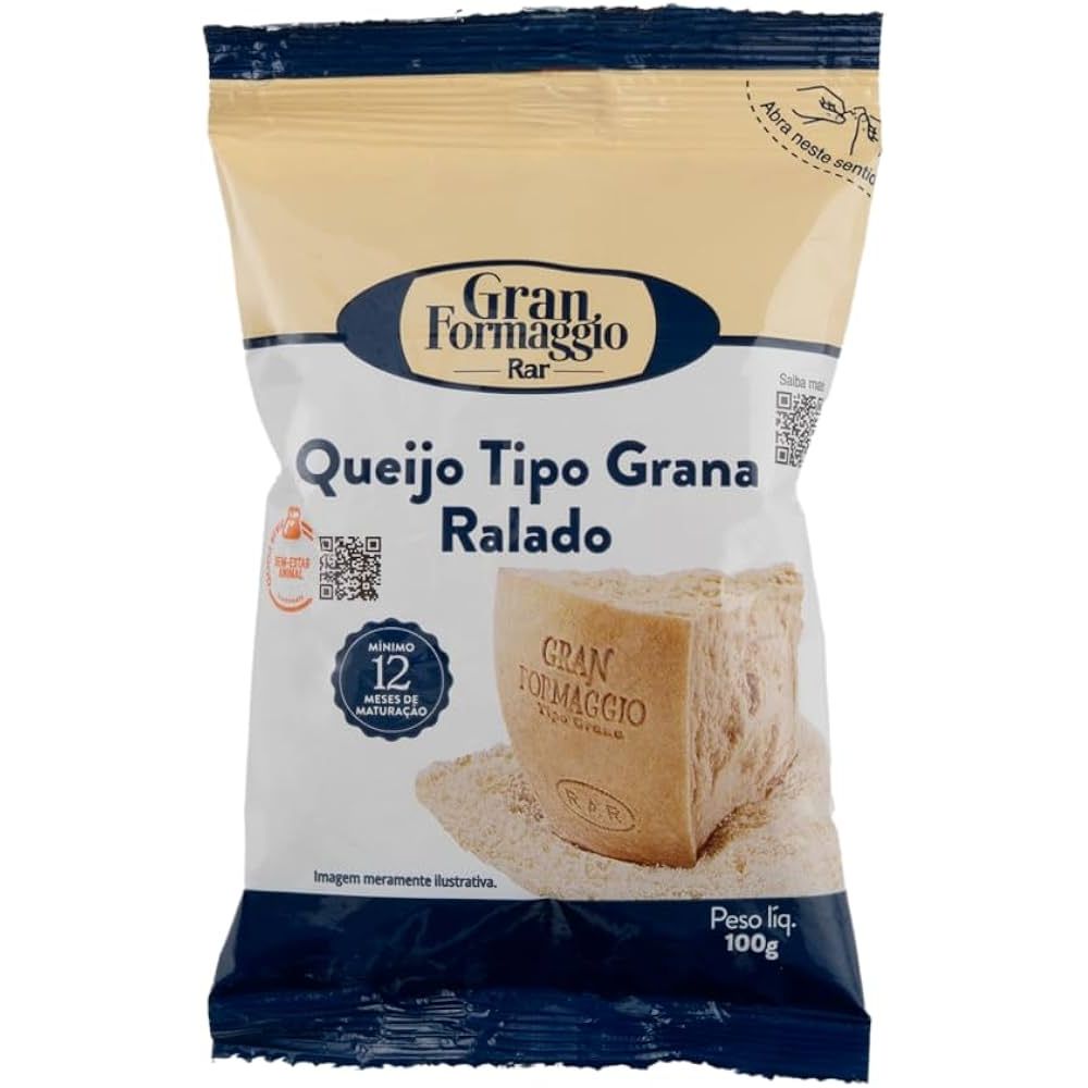Queijo Parmesão Gran Formaggio Rar 100g