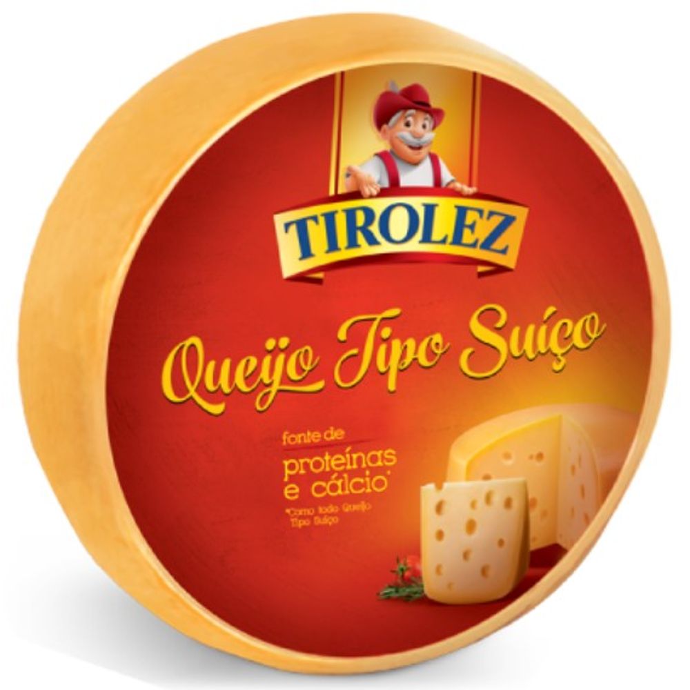 Queijo Tipo Suíço Tirolez kg