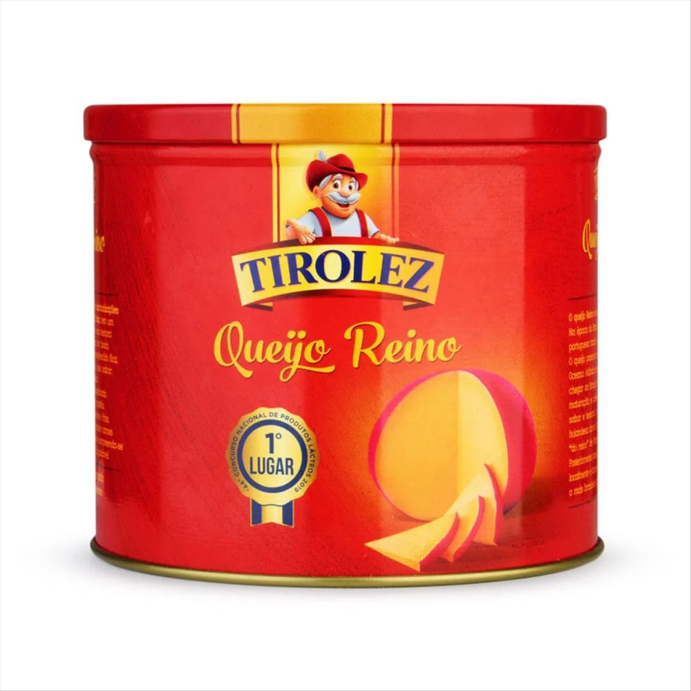 Queijo Reino Lata Tirolez kg