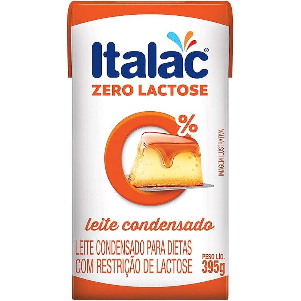 Leite Condensado Sem Lactose Italac 395g