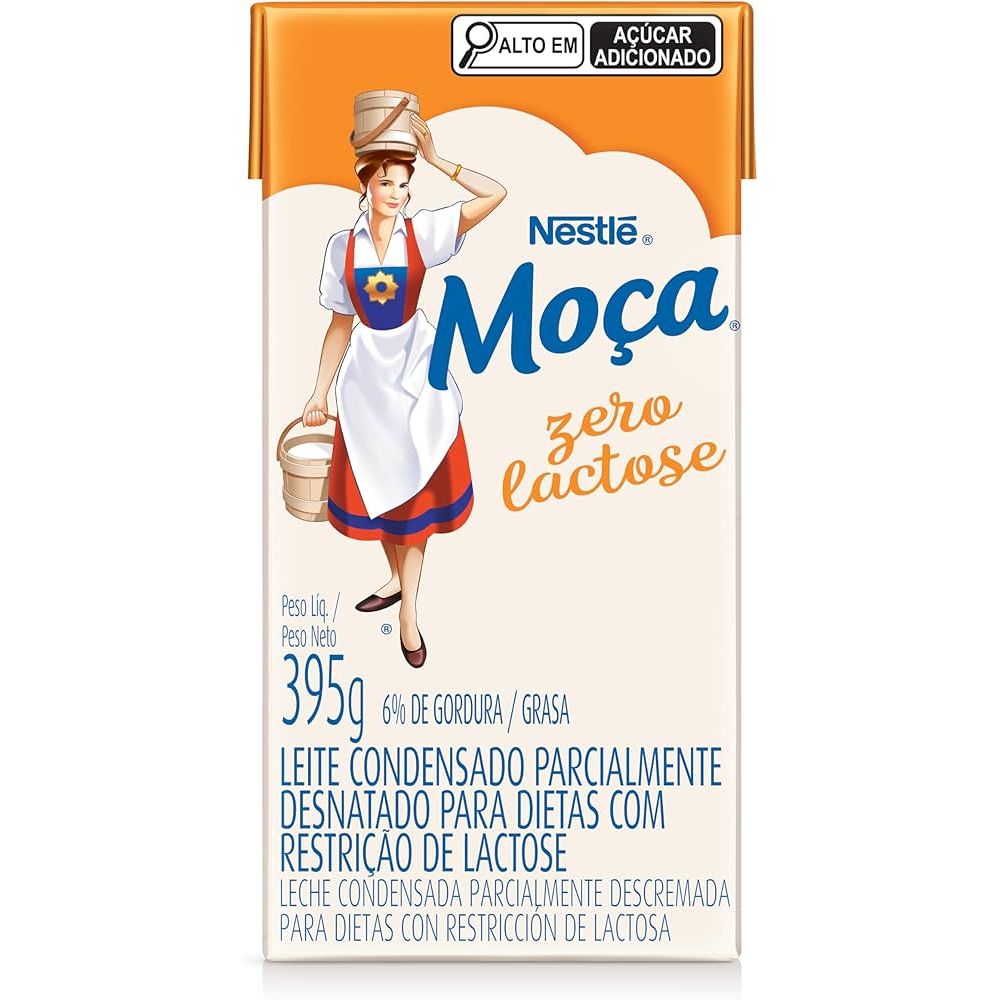 Leite Condensado Moça Sem Lactose Nestlé 395g