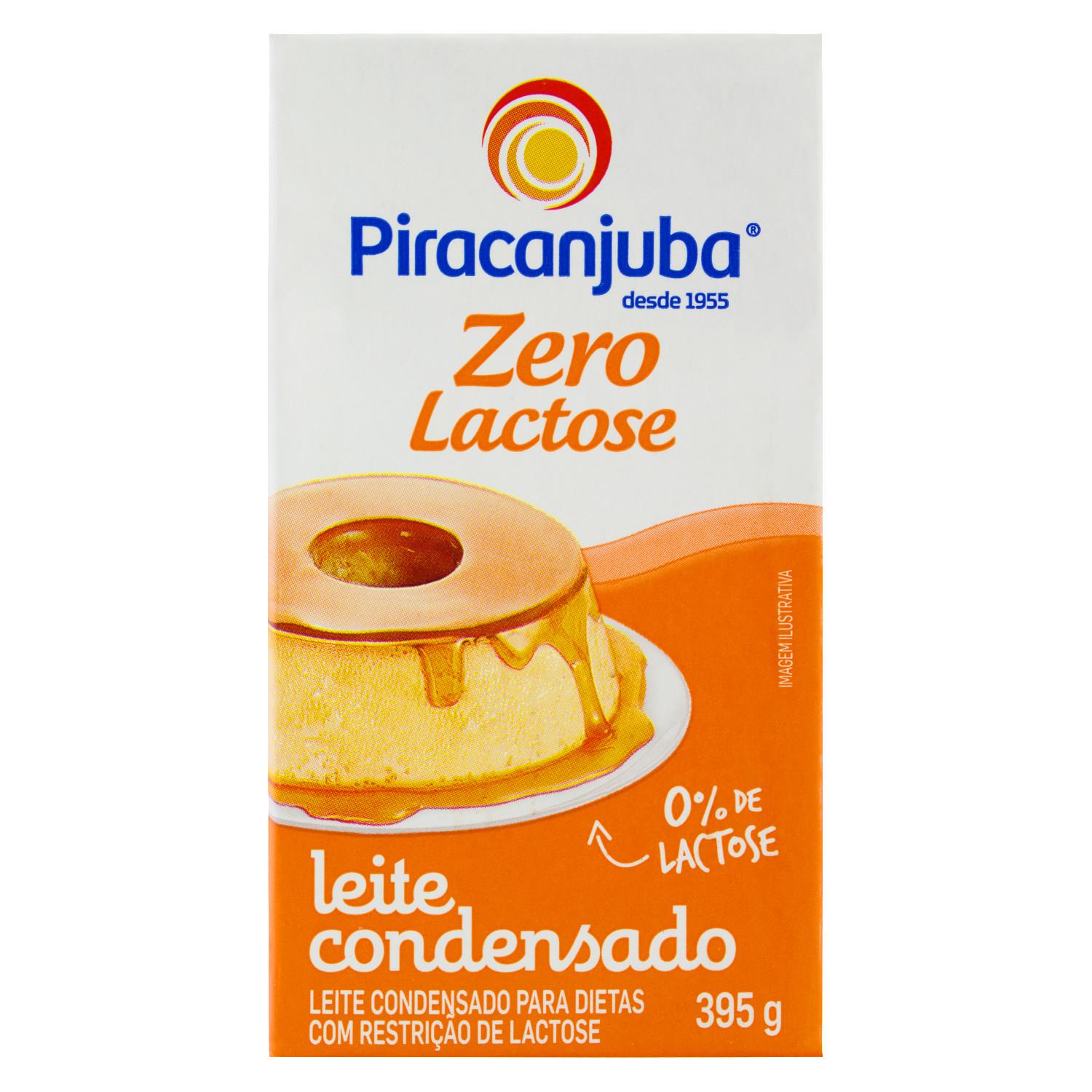 Leite Condensado Sem Lactose Piracanjuba 395g
