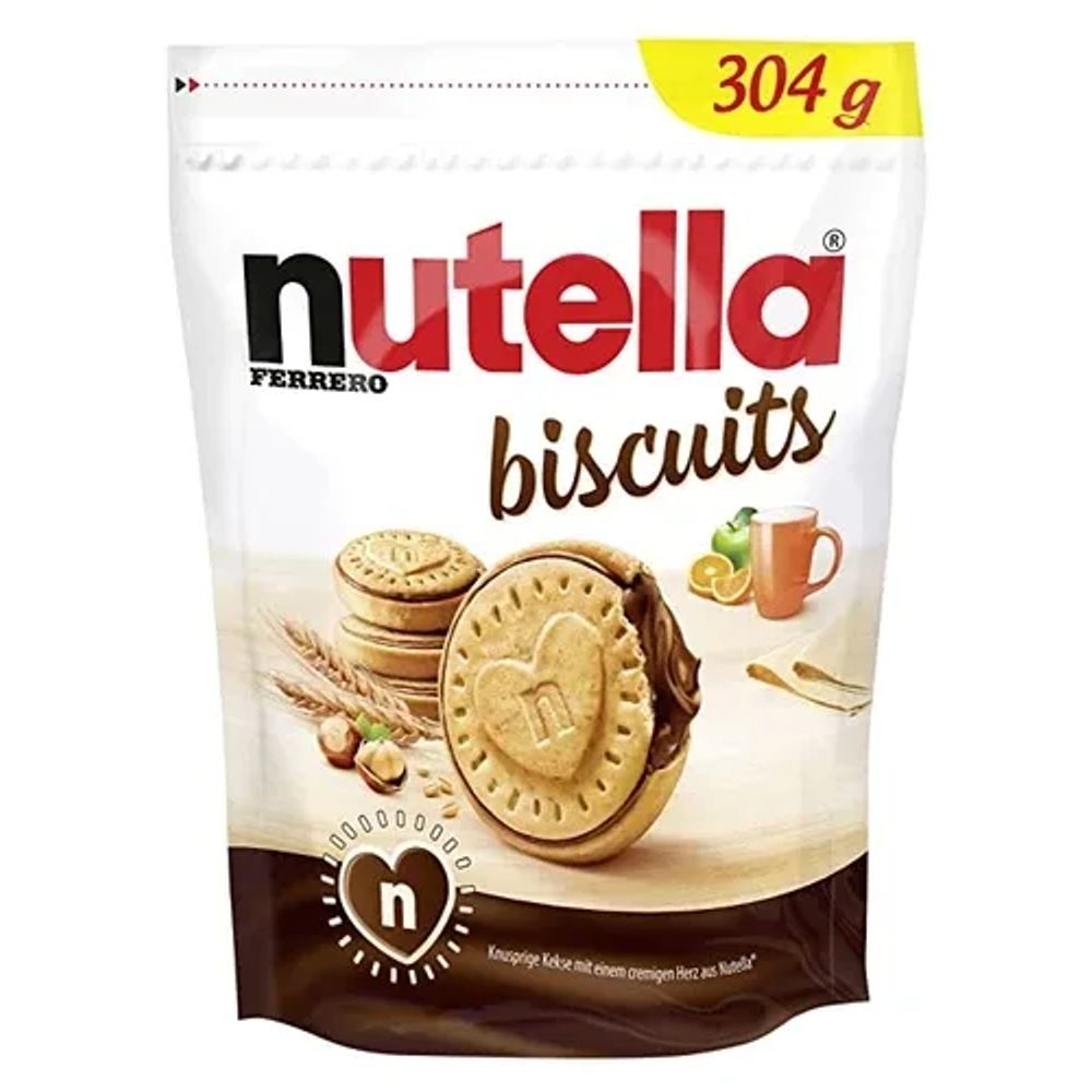 Biscoito Wafer Creme de Avelã Ferrero Nutella 304g