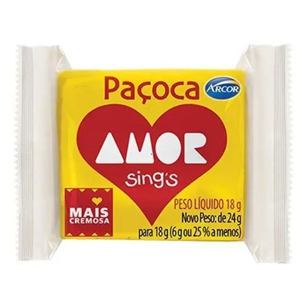 Paçoca Amor 18g
