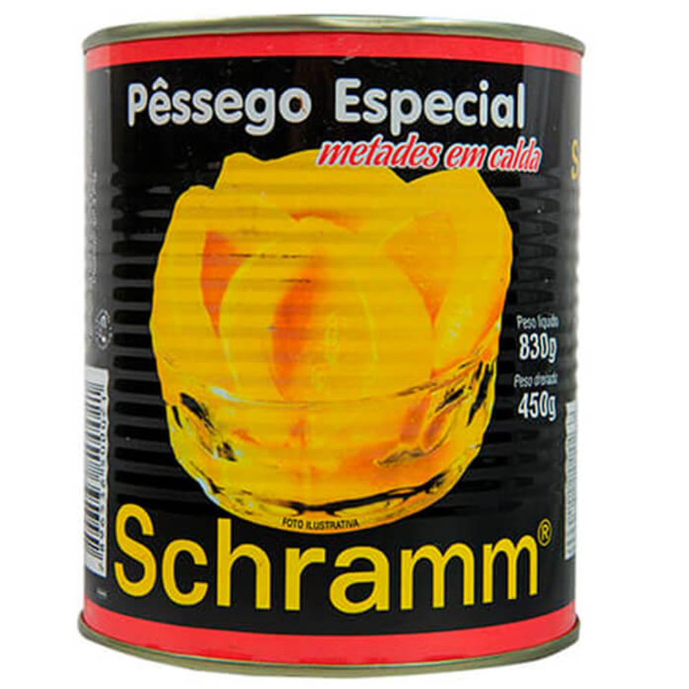 Pêssego em Calda Especial Schramm 450g