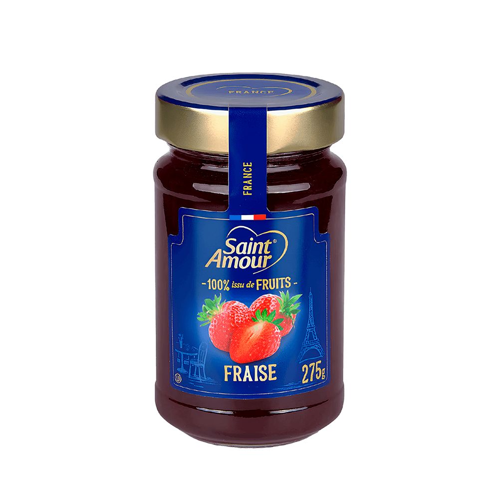 Geleia de Morango Sem Açúcar Fruta Saint Amour 275g