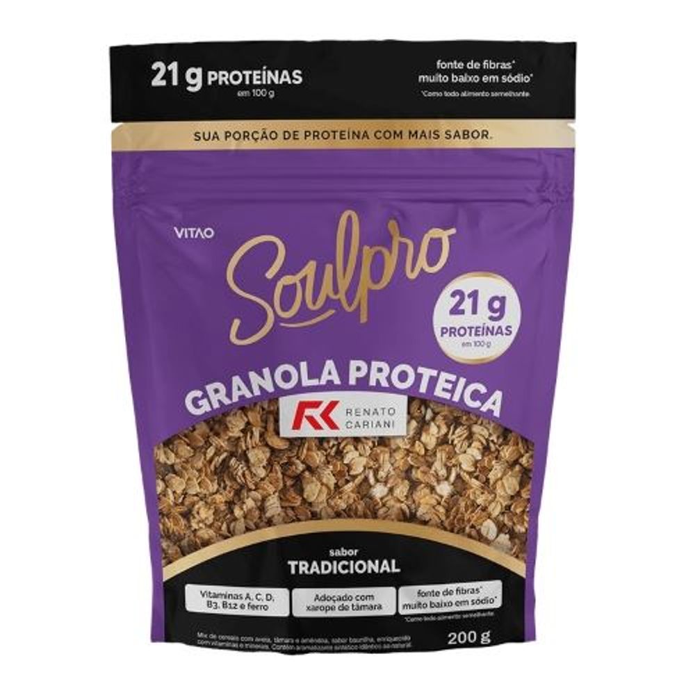 Granola Proteica SoulPro Tradicional Vitão 200g