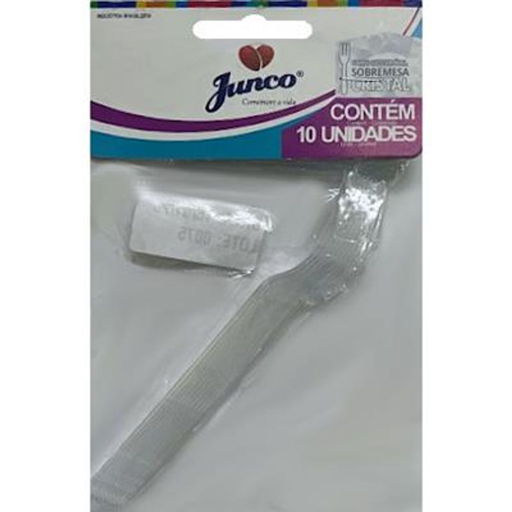 Garfo para Sobremesa Cristal Junco 10 unidades
