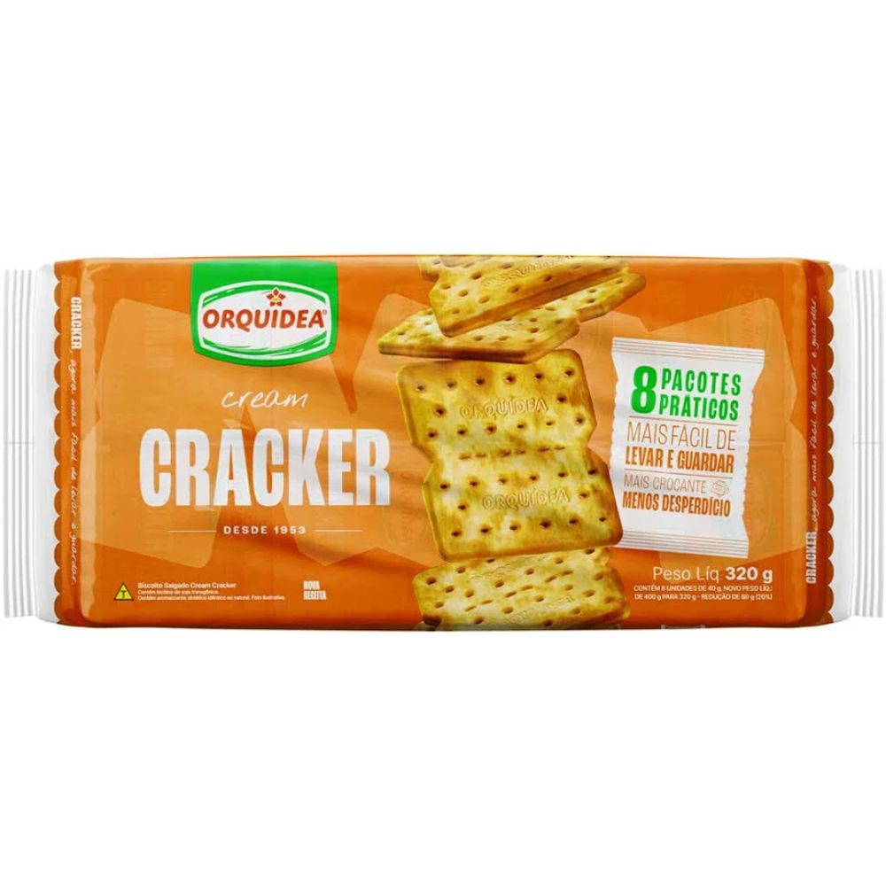Biscoito Cream Cracker Orquídea 320g