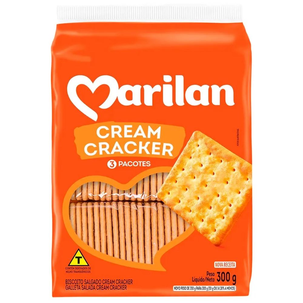 Biscoito Cream Cracker Marilan 300g