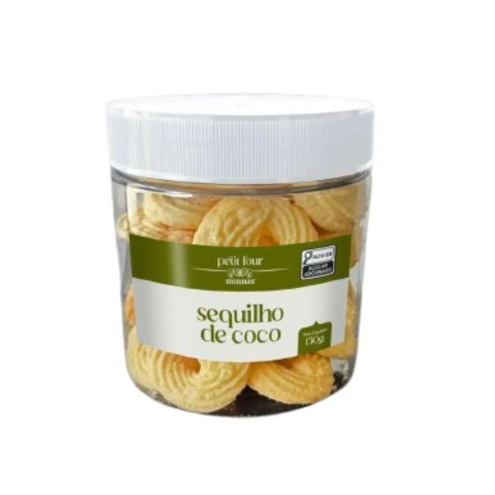Biscoito Sequilho de Coco Petit Four Minnas 130g