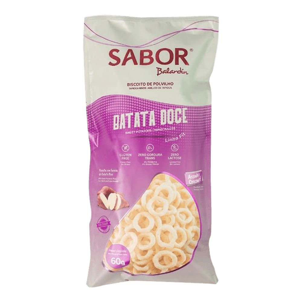 Biscoito de Polvilho com Batata-Doce Balardin 60g