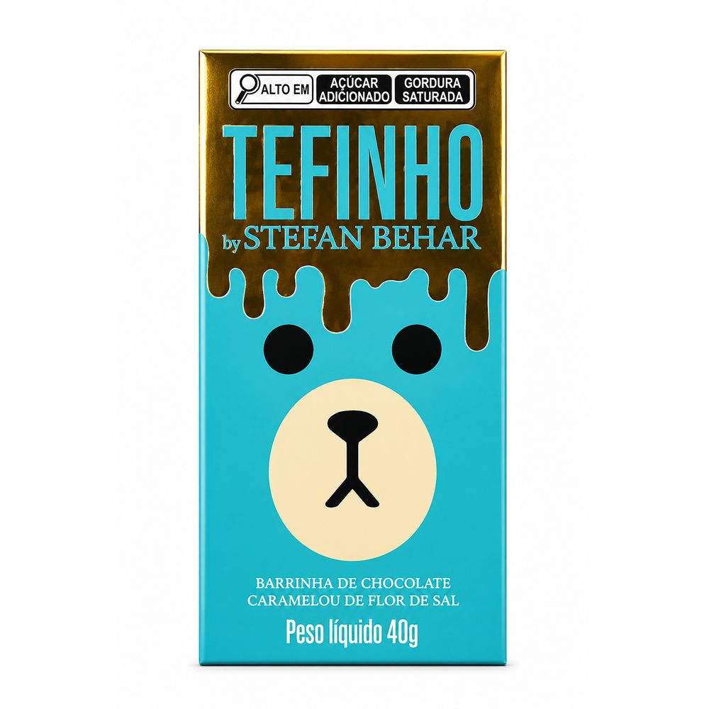 Barrinha de Chocolate Caramelo e Flor de Sal Stefan Behar 40g