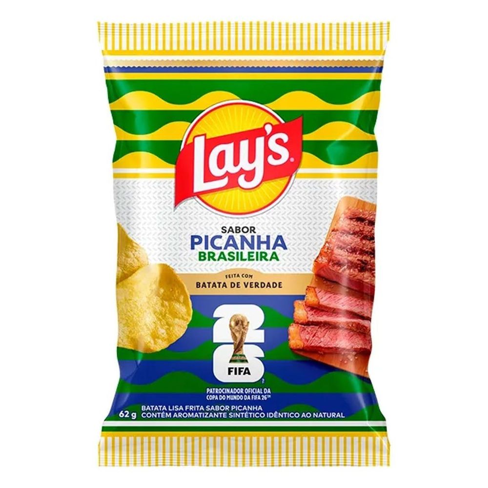 Batata Picanha Brasileira Lays 62g