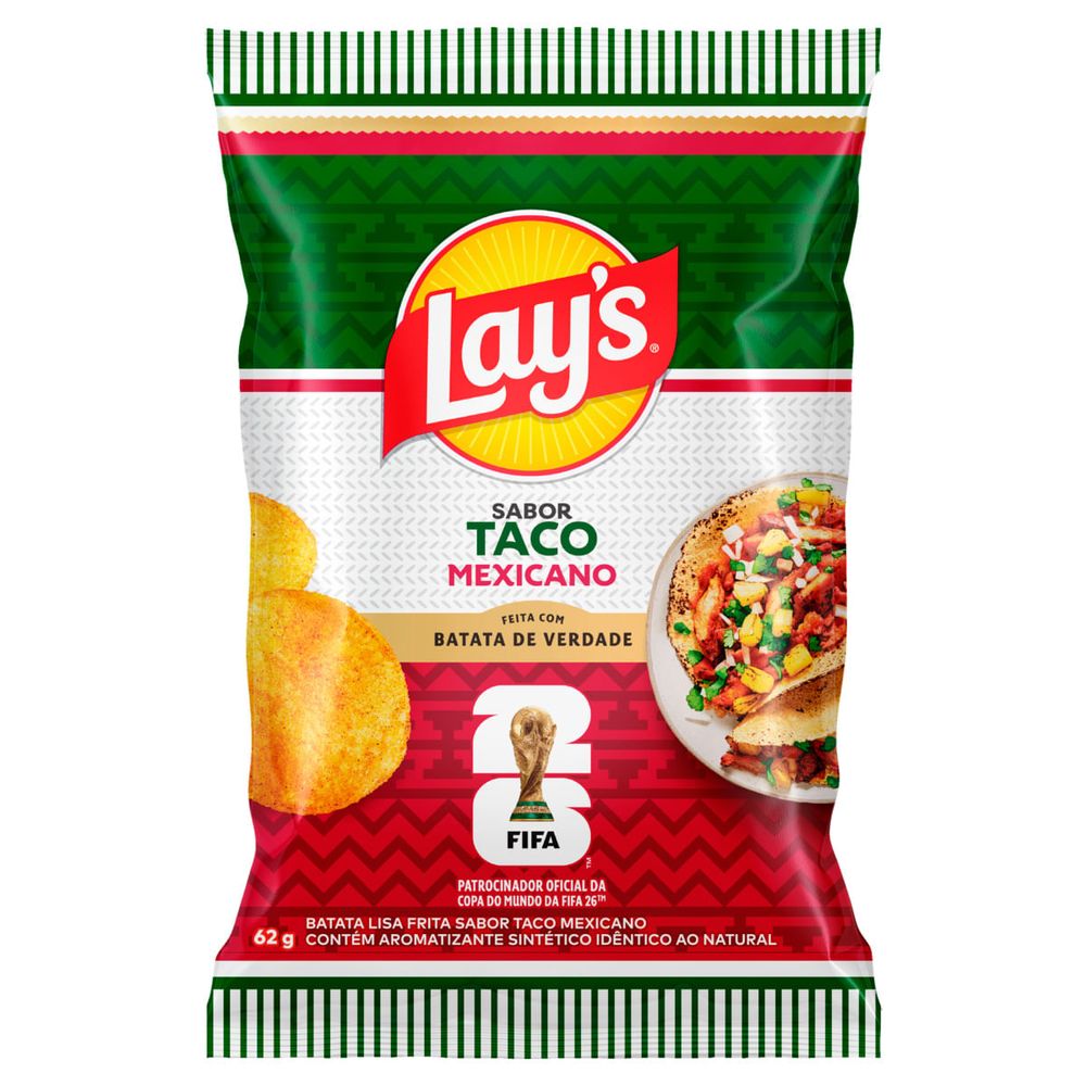 Batata Taco Mexicano Lays 62g