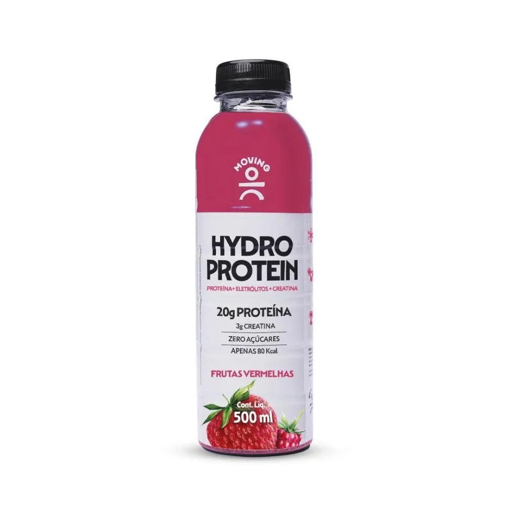 Hydro Protein Sabor Frutas Vermelhas Moving 500ml